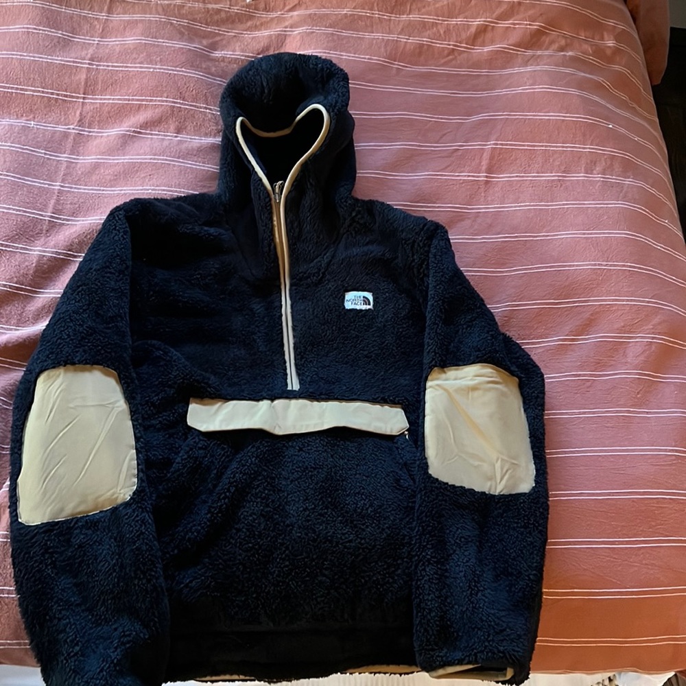 The North Face quarter zip fleece sweatshirt